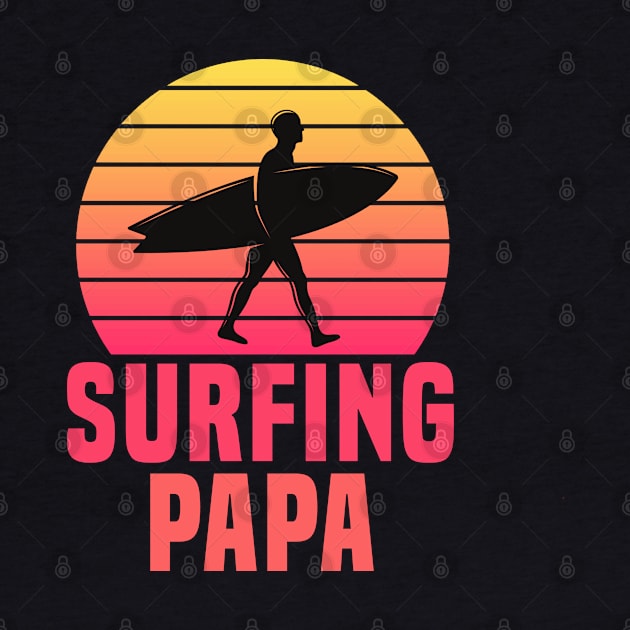 Surfing Papa - Summer Surf by Hiyokay